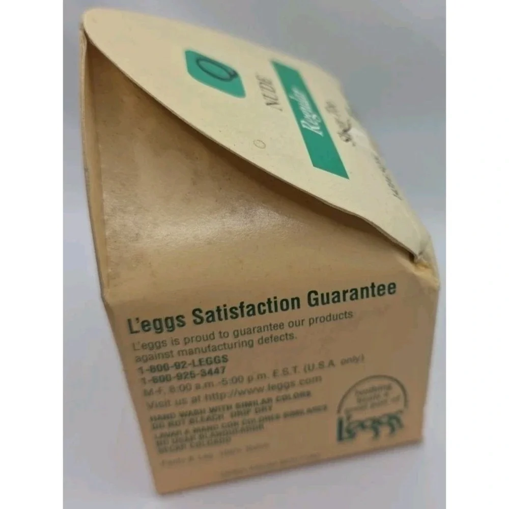 L'eggs Day Sheer Pantyhose Regular Panty Sheer Toe Nude Q 14316 100% Nylon
